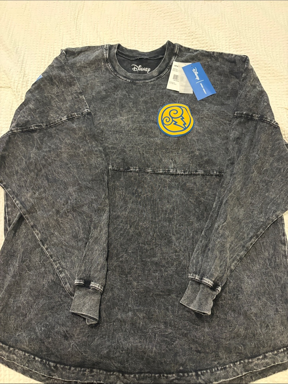 Disney Hercules Mineral-Wash Long Sleeve Shirt, Spirit Jersey Vault Collection